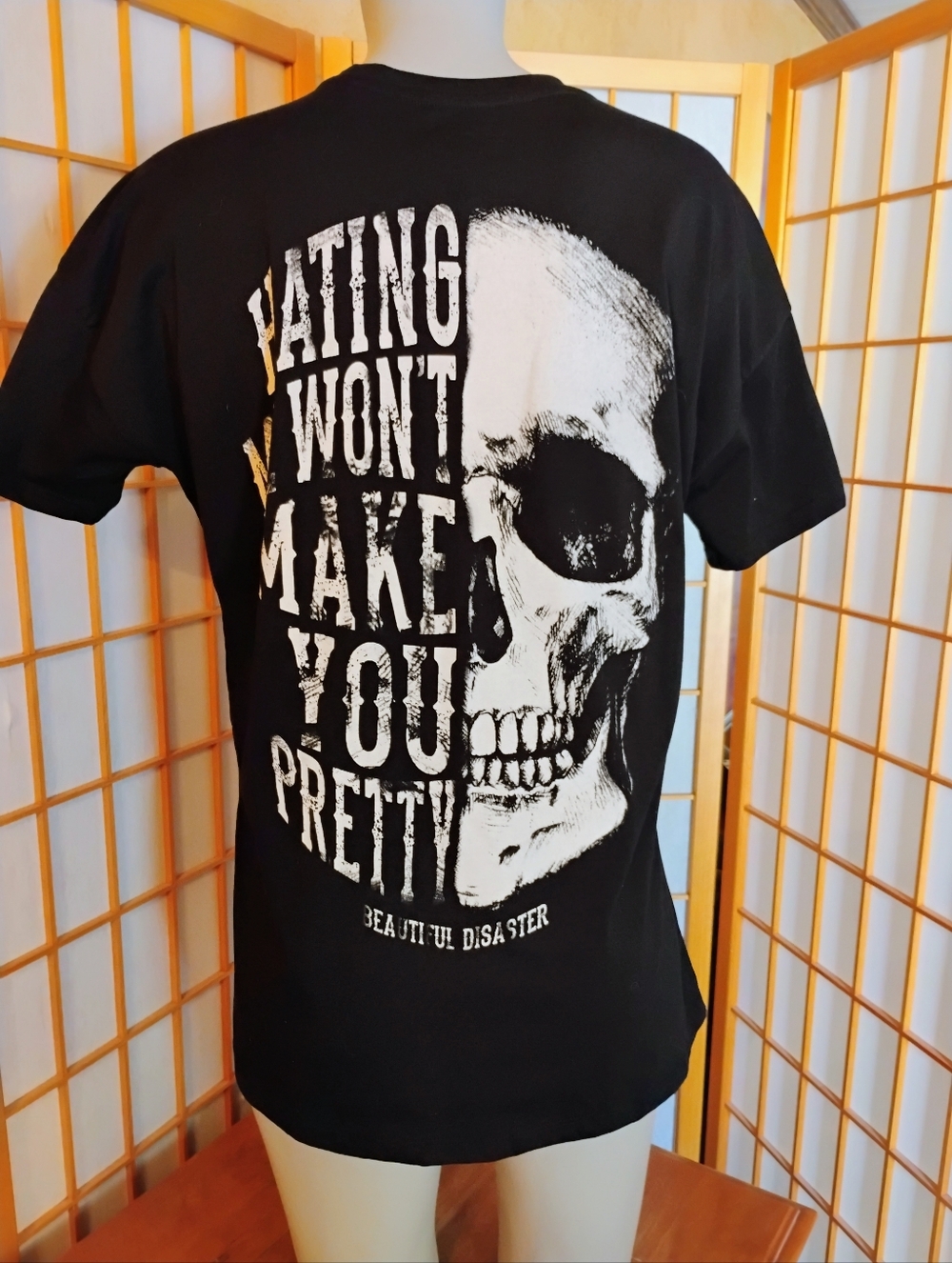 Beautiful Disaster T Shirt, Lg - Picture 5 of 9